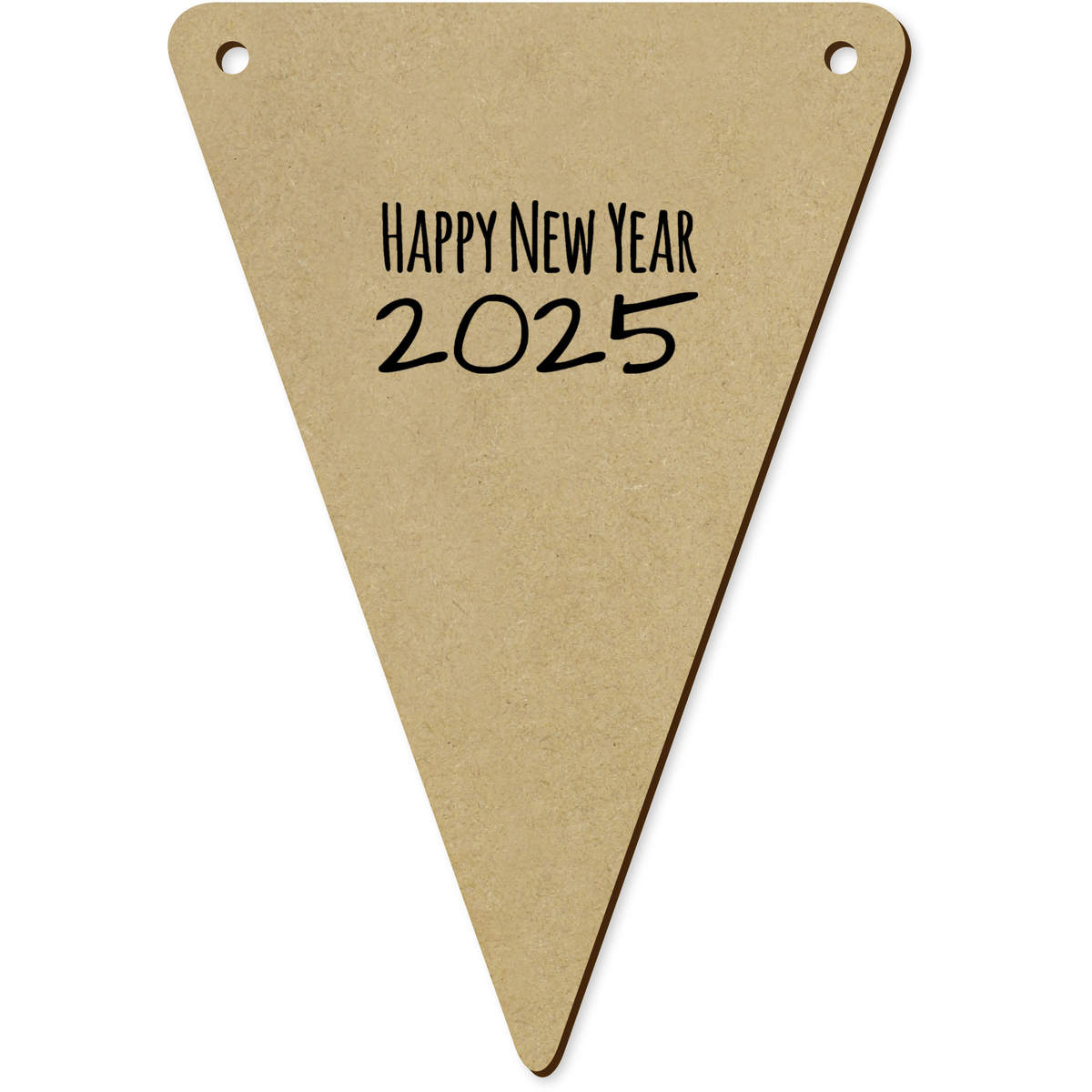 5 x 140mm 'Happy New Year 2025' Bunting Pennants / Flags (BN00087112)
