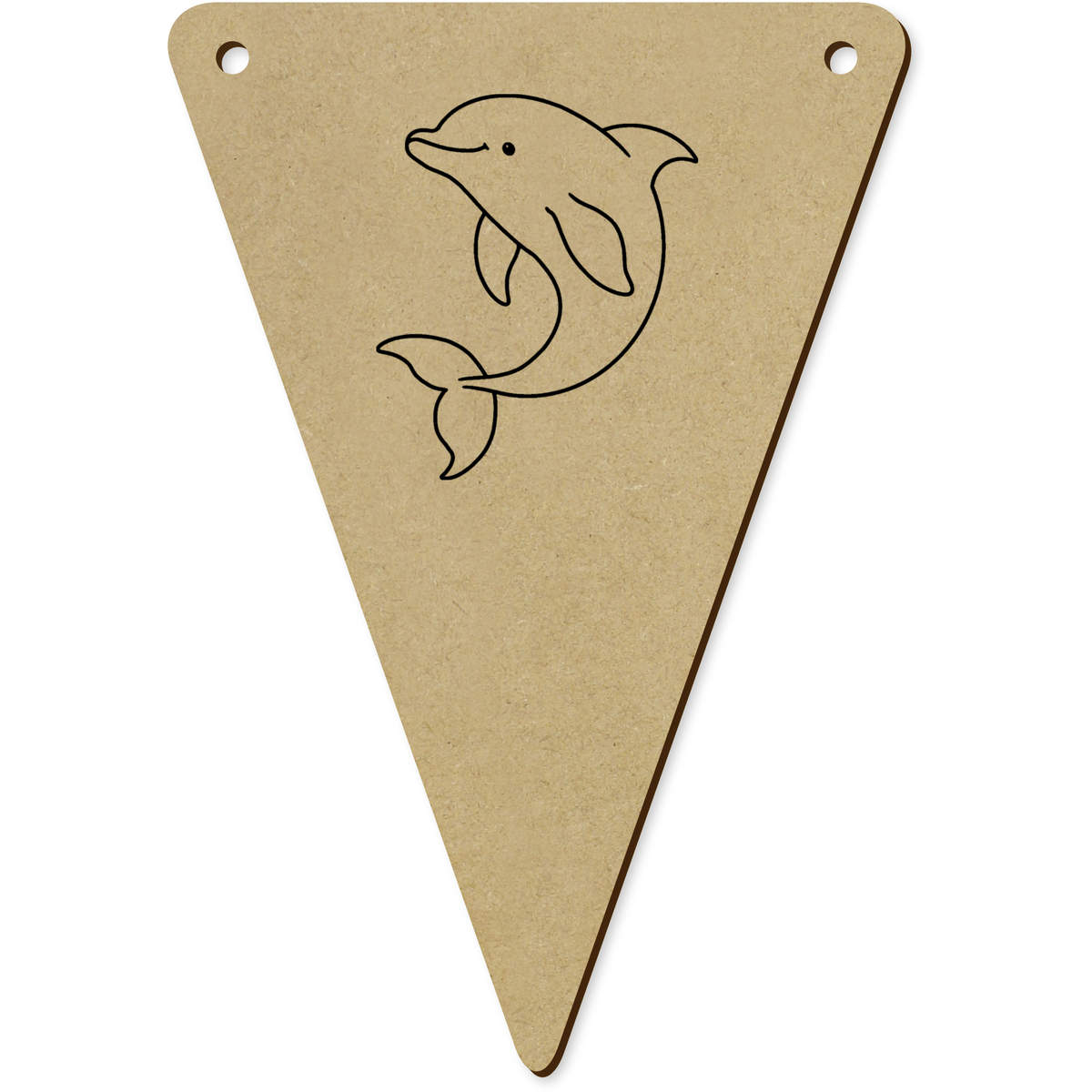 5 x 140mm 'Friendly Dolphin' Bunting Pennants / Flags (BN00087279)