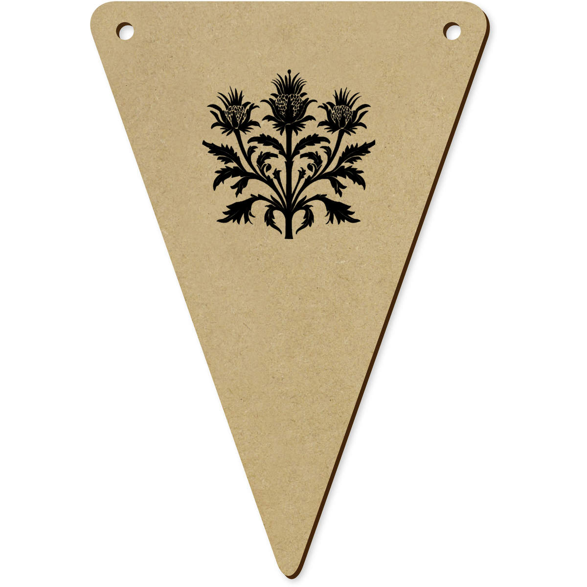 5 x 140mm 'Vintage Scottish Thistle ' Bunting Pennants / Flags (BN00087913)