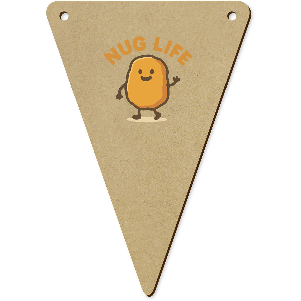 5 x 140mm 'Nug Life' Bunting Pennants / Flags (BN00091162)