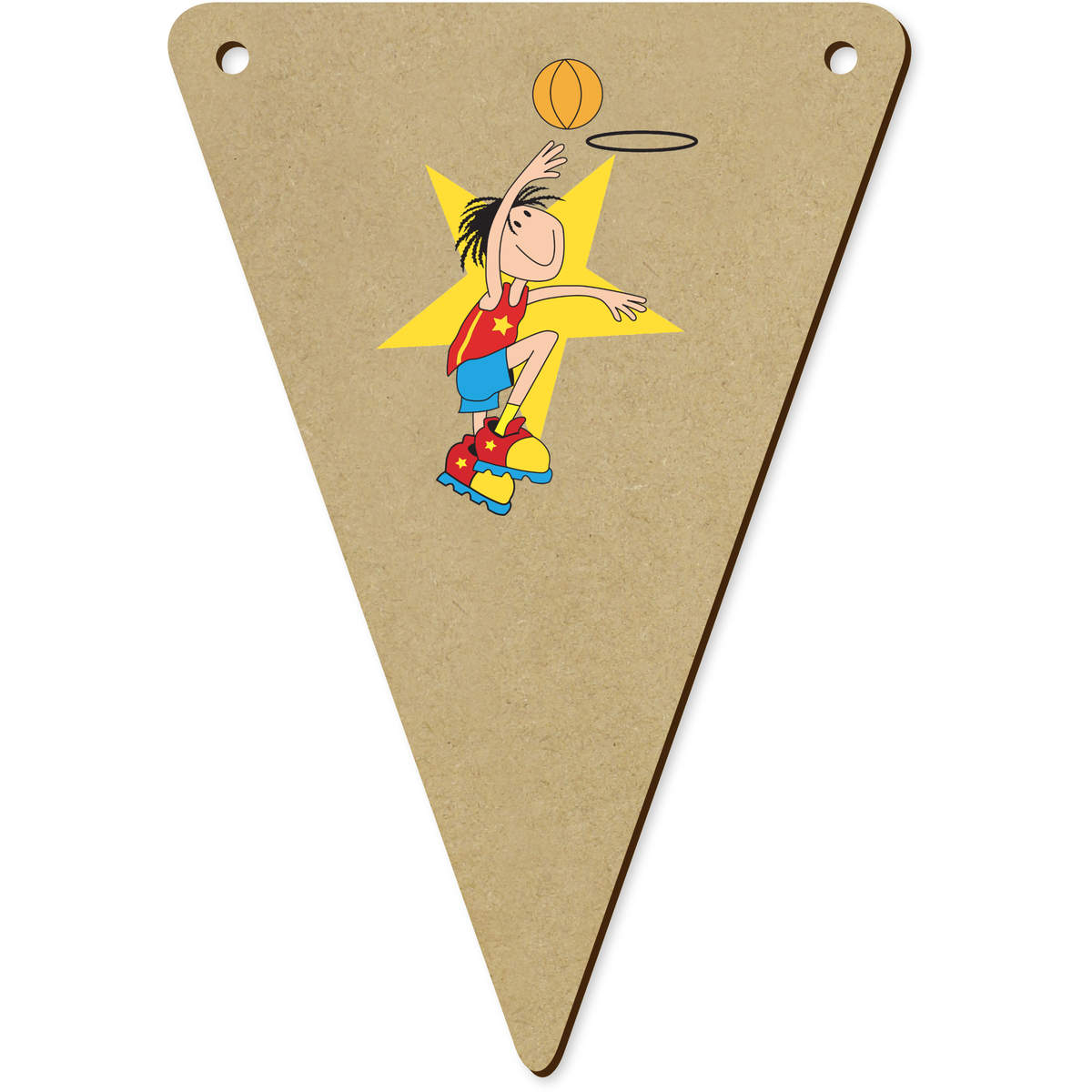 5 x 140mm 'Shooting for Goal' Bunting Pennants / Flags (BN00093052)