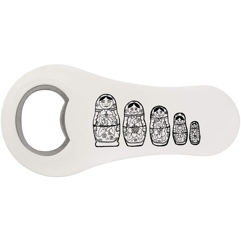 'Russian Matryoshka Dolls' Bottle Opener Fridge Magnet (BO00019289)