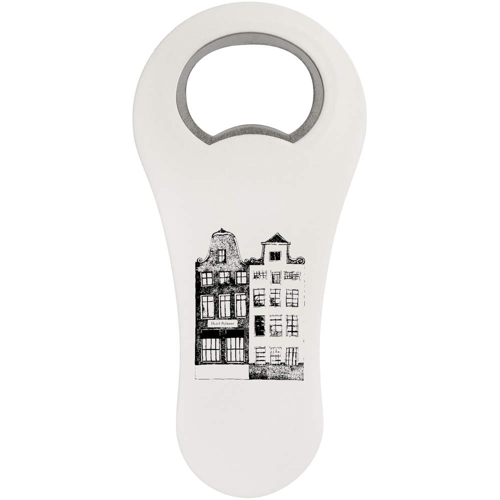'Amsterdam Buildings' Bottle Opener Fridge Magnet (BO00021231)