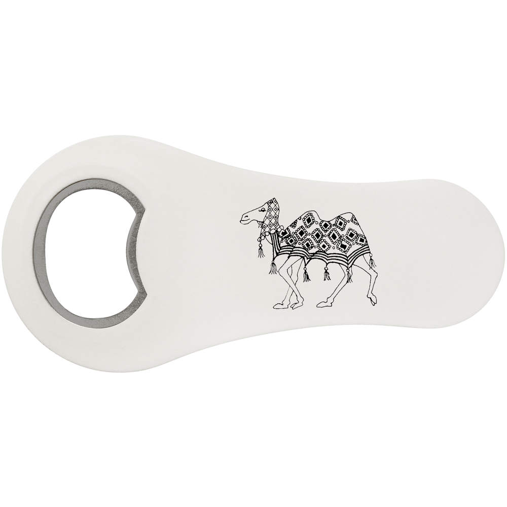 'Decorated Camel' Bottle Opener Fridge Magnet (BO00022031)