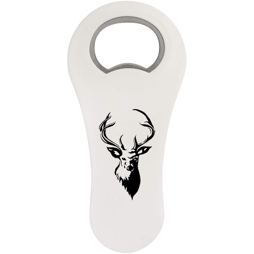 'Stag Head' Bottle Opener Fridge Magnet (BO00023559)