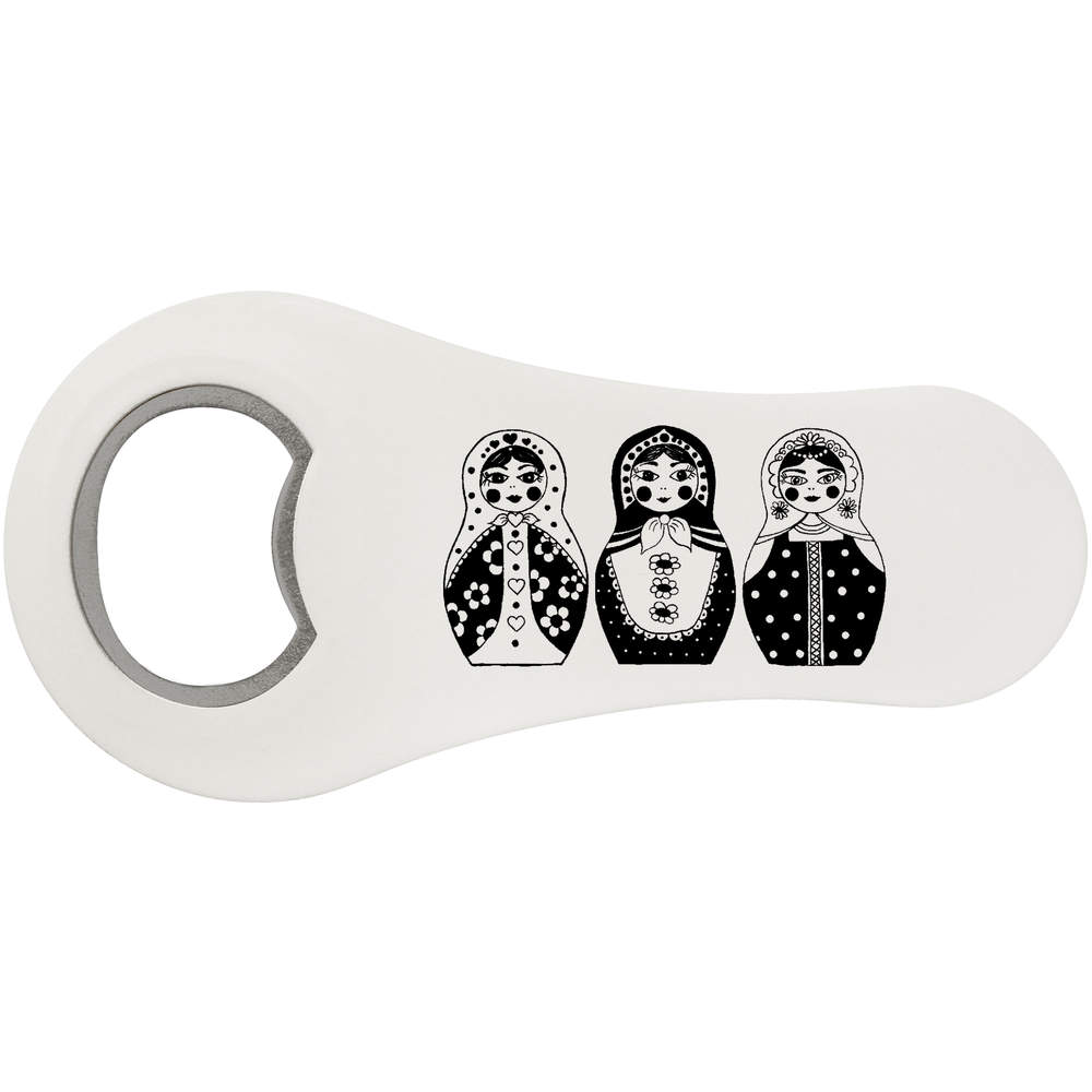 'Russian Matryowka Dolls' Bottle Opener Fridge Magnet (BO00029609)