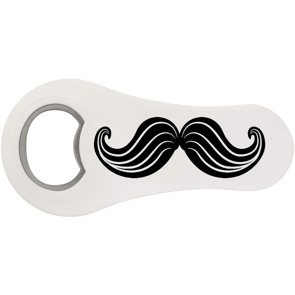 'Fancy Mustache' Bottle Opener Fridge Magnet (BO00029965)
