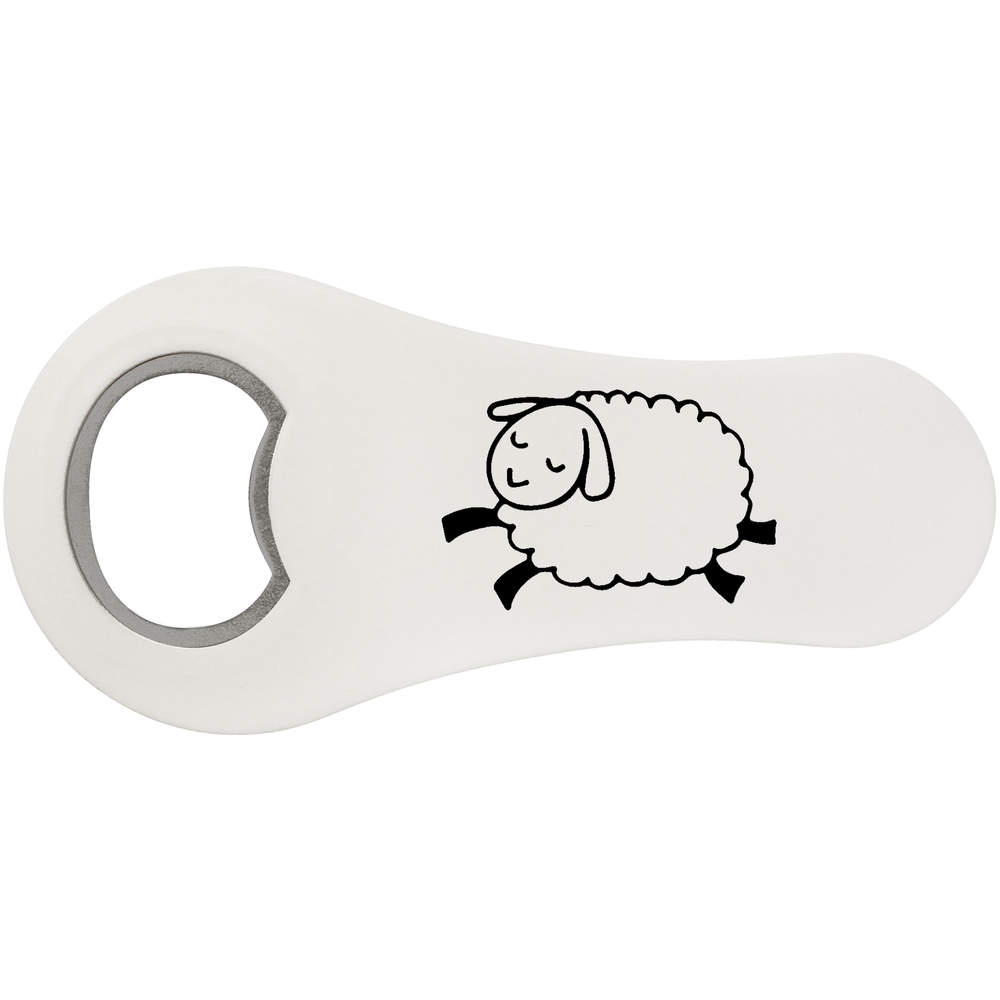 'Jumping Sheep' Bottle Opener Fridge Magnet (BO00030720)