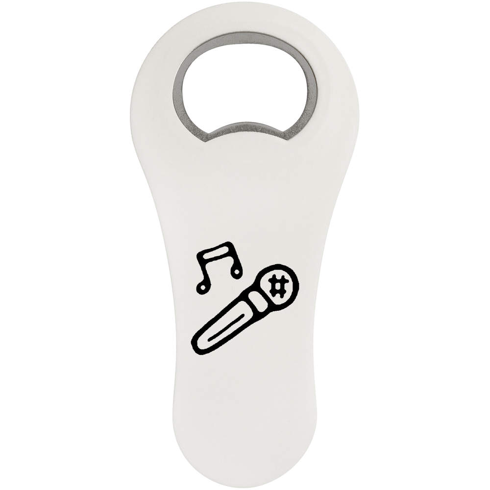 'Music Microphone' Bottle Opener Fridge Magnet (BO00031947)