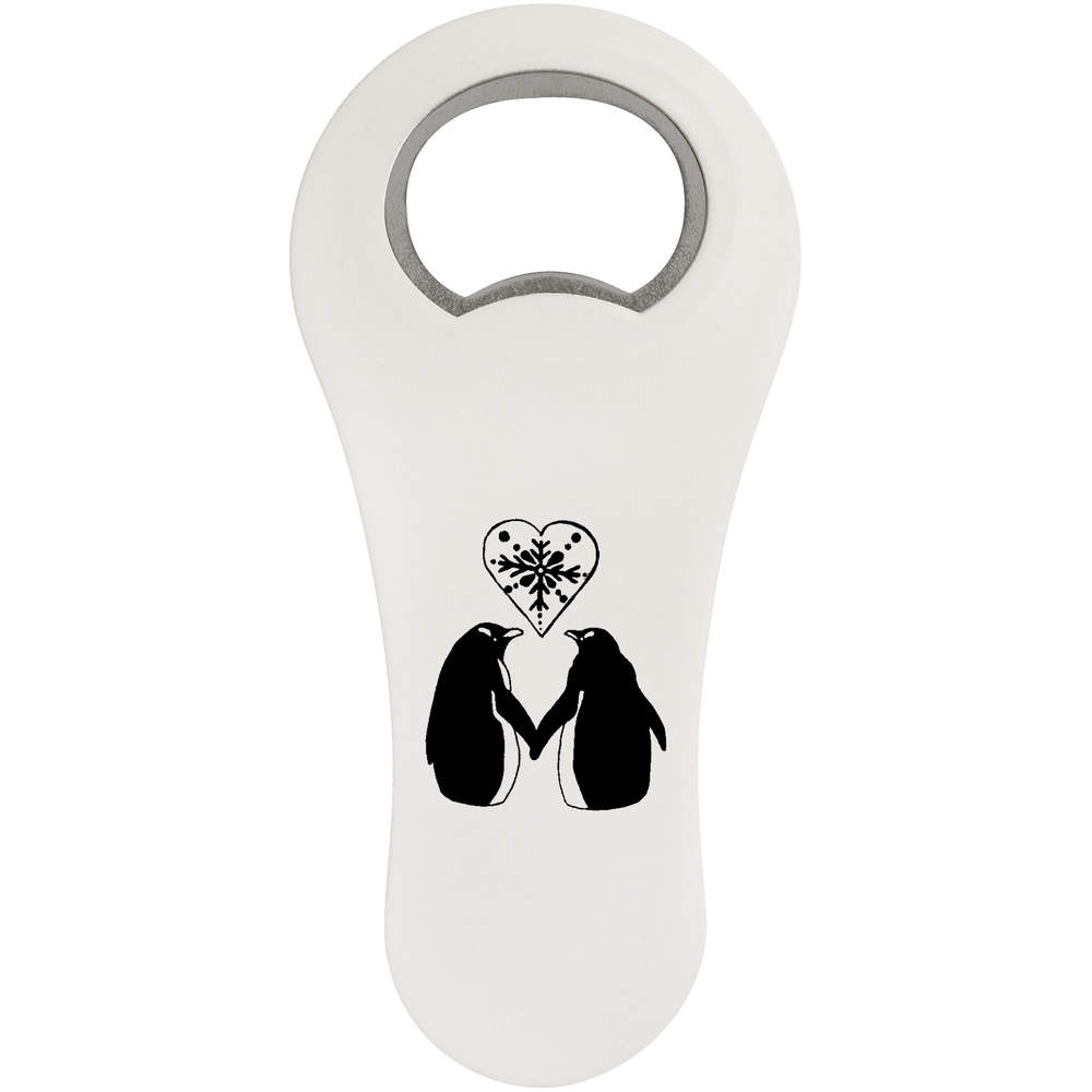 'Love Penguins' Bottle Opener Fridge Magnet (BO00033309)