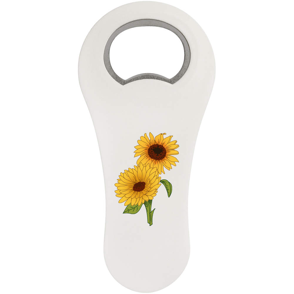 'Sunflowers' Bottle Opener Fridge Magnet (BO00035435)