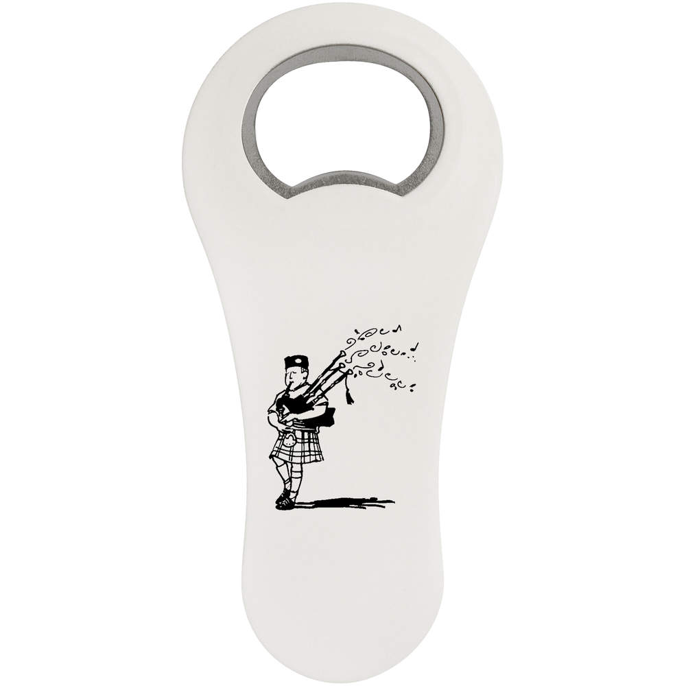 'Bagpiper' Bottle Opener Fridge Magnet (BO00035583)