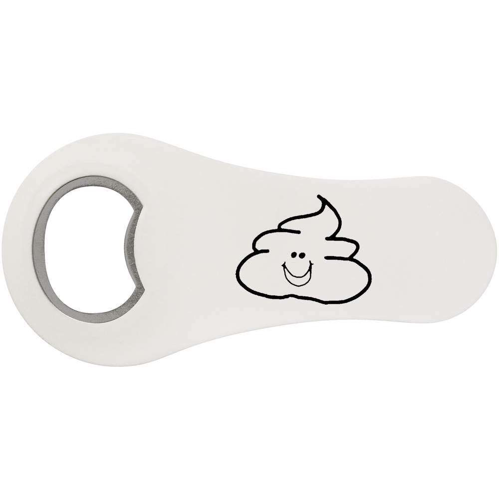 'Happy Poo' Bottle Opener Fridge Magnet (BO00037024)