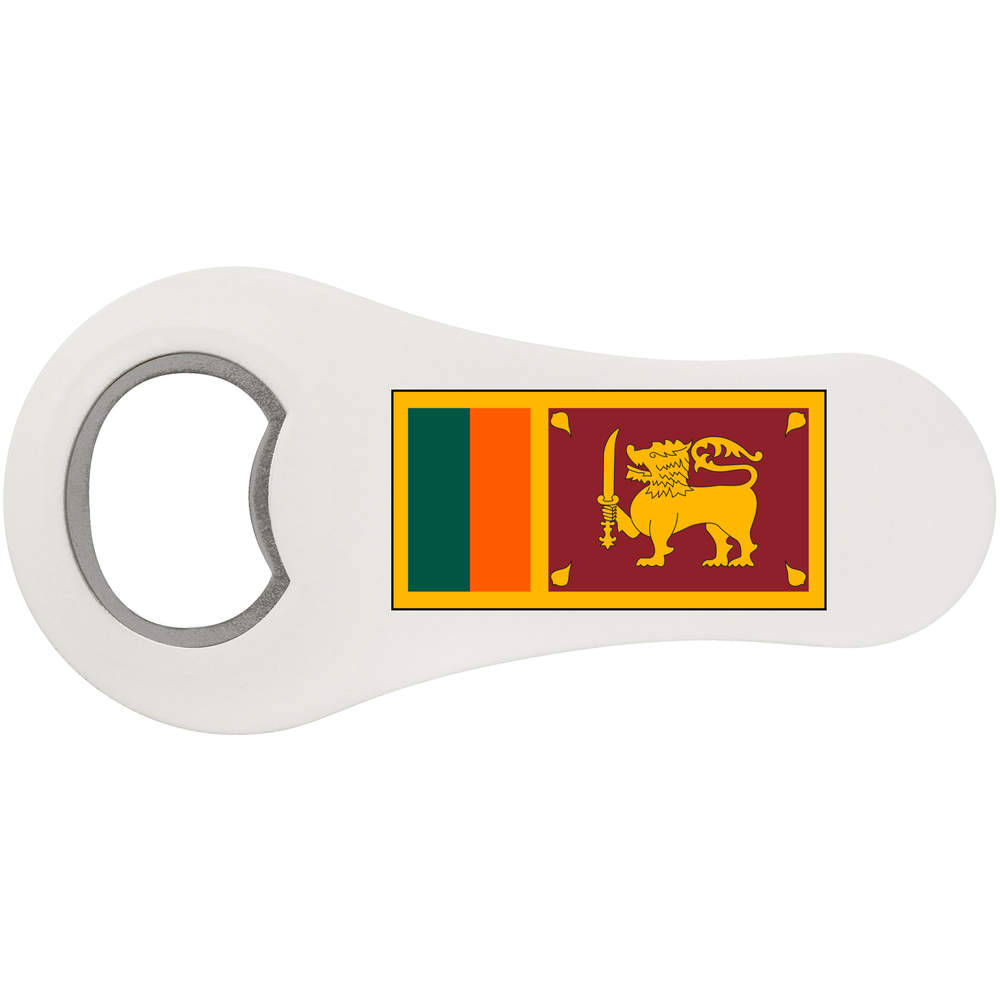 'Sri Lanka Flag' Bottle Opener Fridge Magnet (BO00039320)