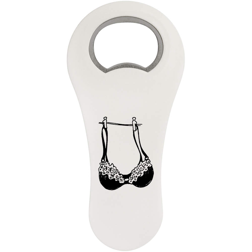 'Fancy Bra' Bottle Opener Fridge Magnet (BO00039524)