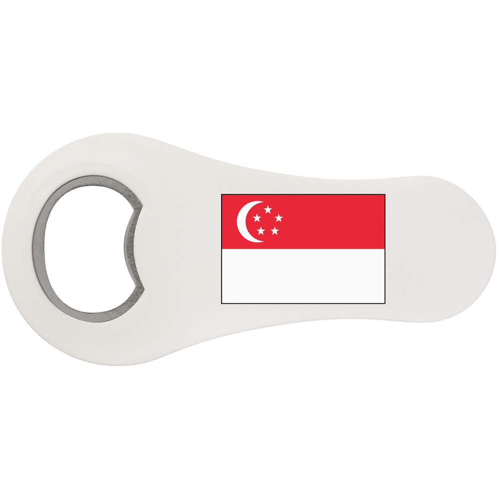 'Singapore Flag' Bottle Opener Fridge Magnet (BO00039873)