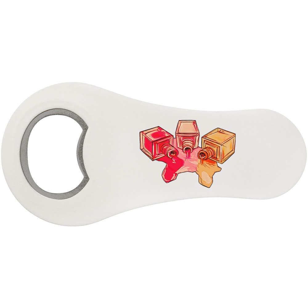 'Spilt Nail Polish' Bottle Opener Fridge Magnet (BO00040035)