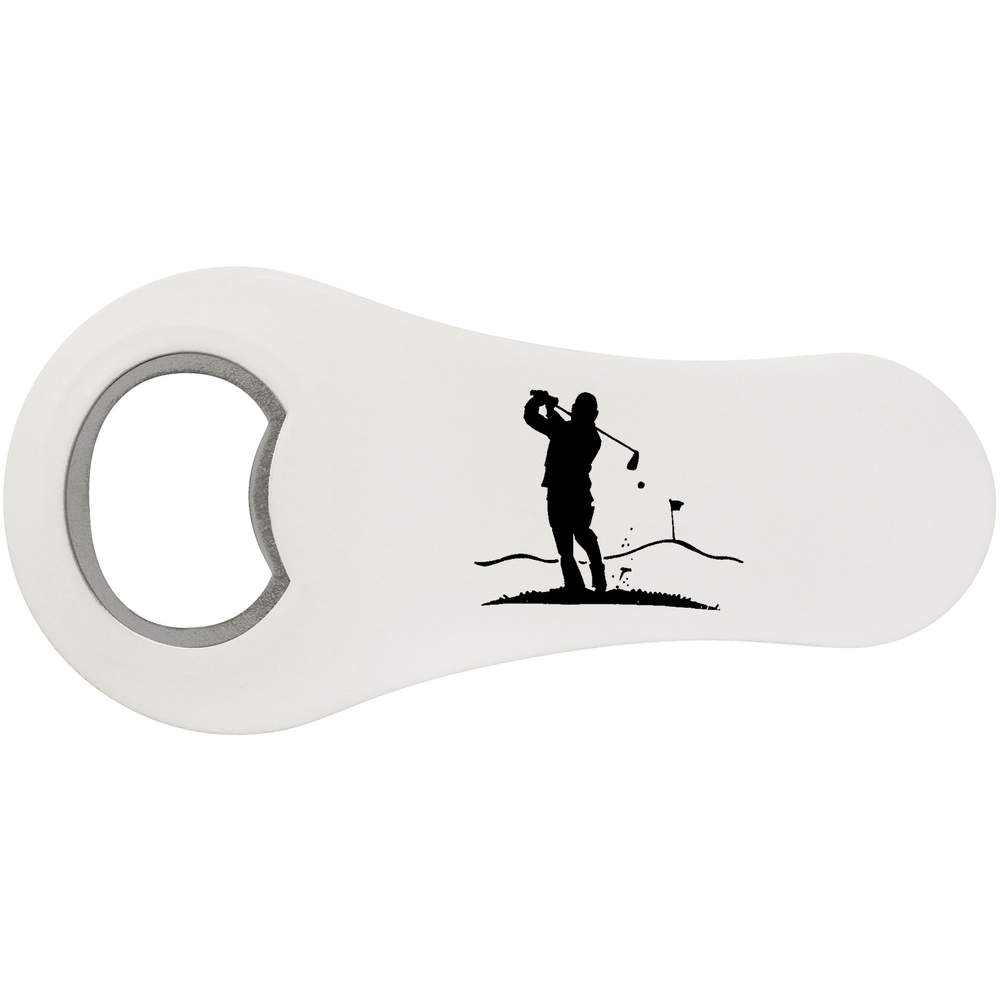 'Golf Swing' Bottle Opener Fridge Magnet (BO00041216)