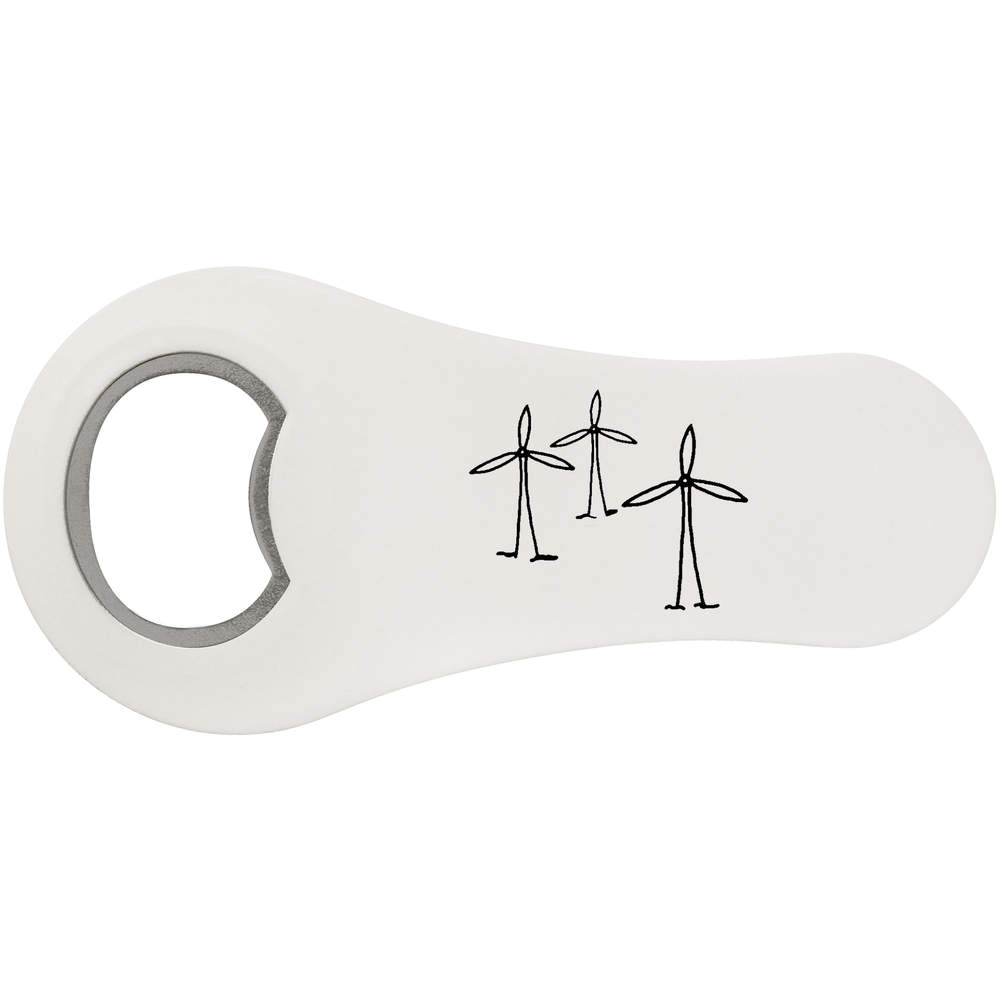 'Wind Turbines' Bottle Opener Fridge Magnet (BO00042581)