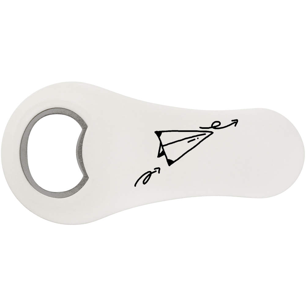 'Paper Airplane' Bottle Opener Fridge Magnet (BO00042588)