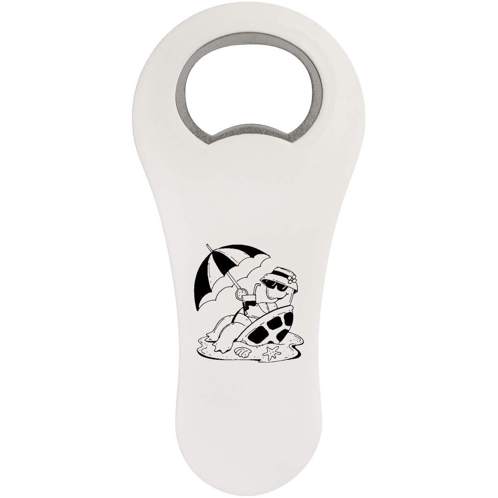 'Chilled Out Tortoise' Bottle Opener Fridge Magnet (BO00042954)