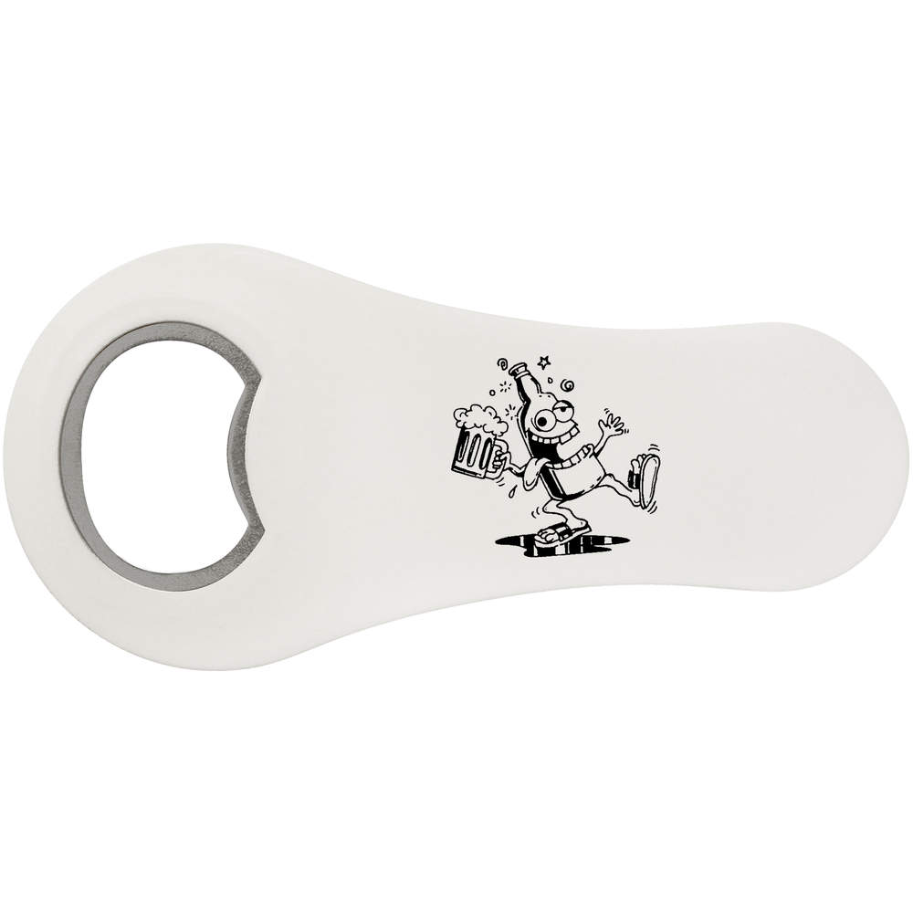 'Tipsy Beer Bottle' Bottle Opener Fridge Magnet (BO00043855)