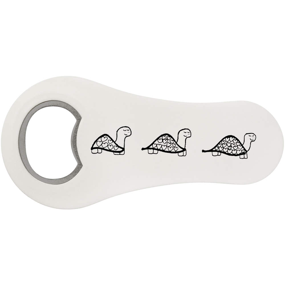 'Heart Tortoises' Bottle Opener Fridge Magnet (BO00044568)