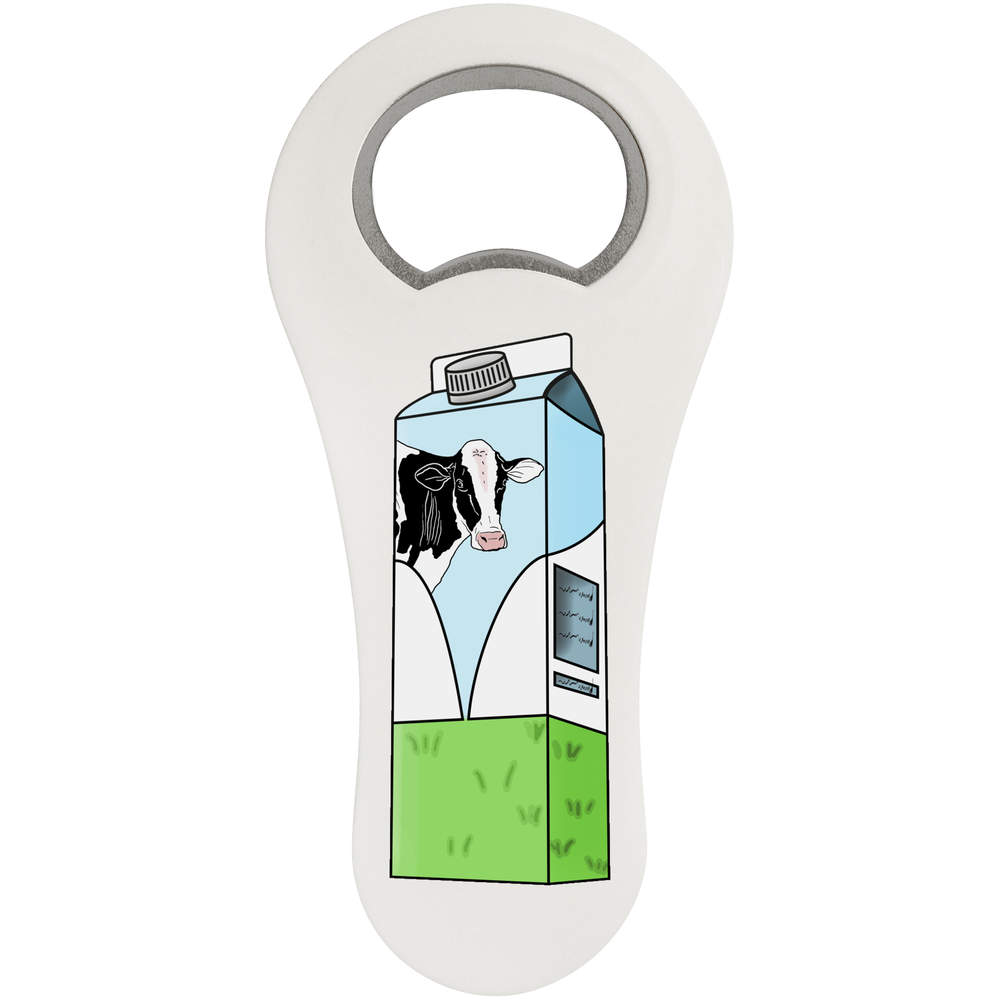 'Milk Carton' Bottle Opener Fridge Magnet (BO00046136)