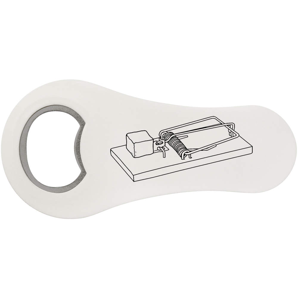 'Mouse Trap & Cheese' Bottle Opener Fridge Magnet (BO00060748)