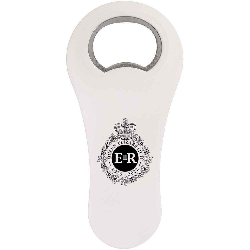 'Queen Elizabeth II Emblem' Bottle Opener Fridge Magnet (BO00067529)