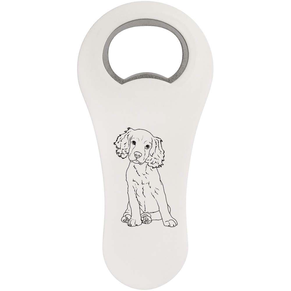 'Cocker Spaniel Puppy' Bottle Opener Fridge Magnet (BO00067669)