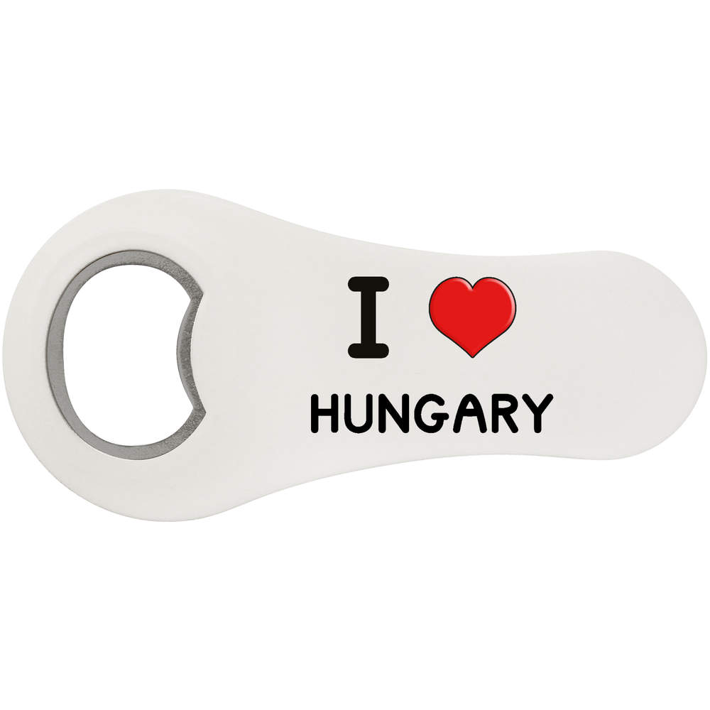 'I Love Hungary' Bottle Opener Fridge Magnet (BO00069015)