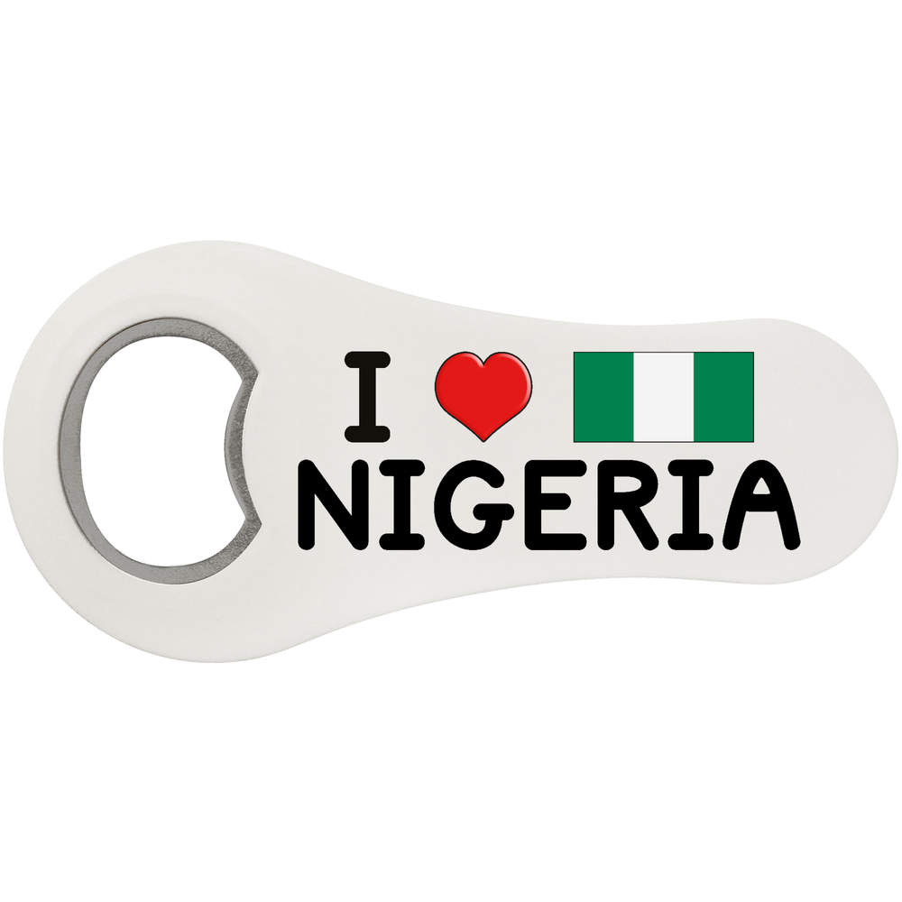 'I Love Nigeria' Bottle Opener Fridge Magnet (BO00069122)