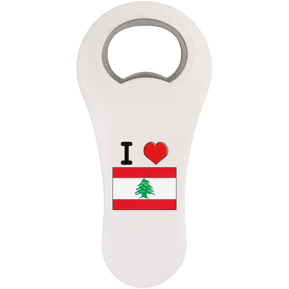 'I Love Lebanon' Bottle Opener Fridge Magnet (BO00069145)