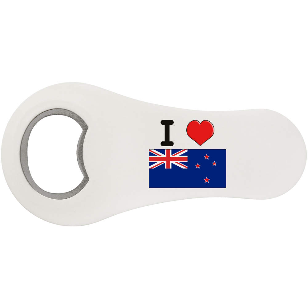 'I Love New Zealand' Bottle Opener Fridge Magnet (BO00069276)