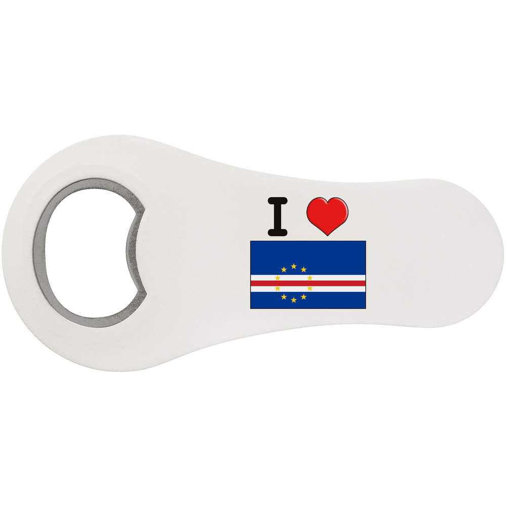 'I Love Cape Verde' Bottle Opener Fridge Magnet (BO00069452)