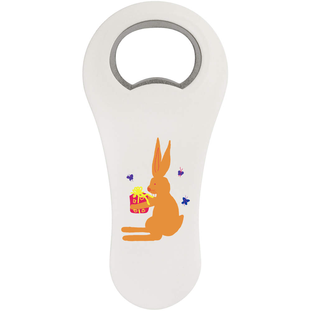'Birthday rabbit' Bottle Opener Fridge Magnet (BO00075110)