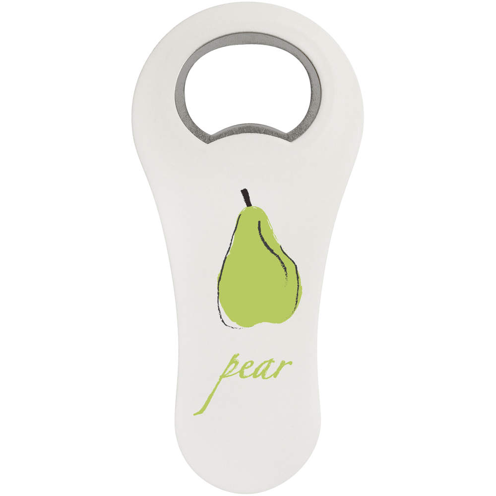'Pear Fruit Illustration Drawing' Bottle Opener Fridge Magnet (BO00075142)