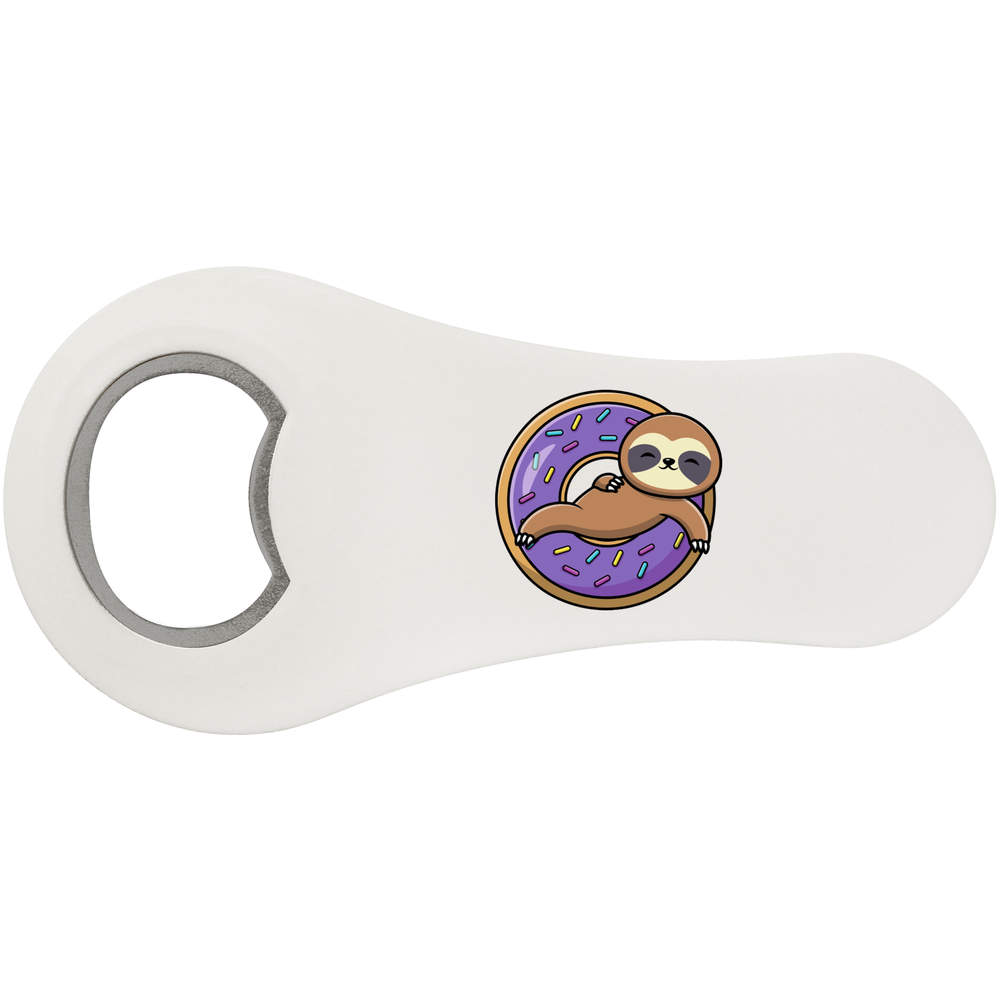 'Sloth in Donut Floatie ' Bottle Opener Fridge Magnet (BO00076591)