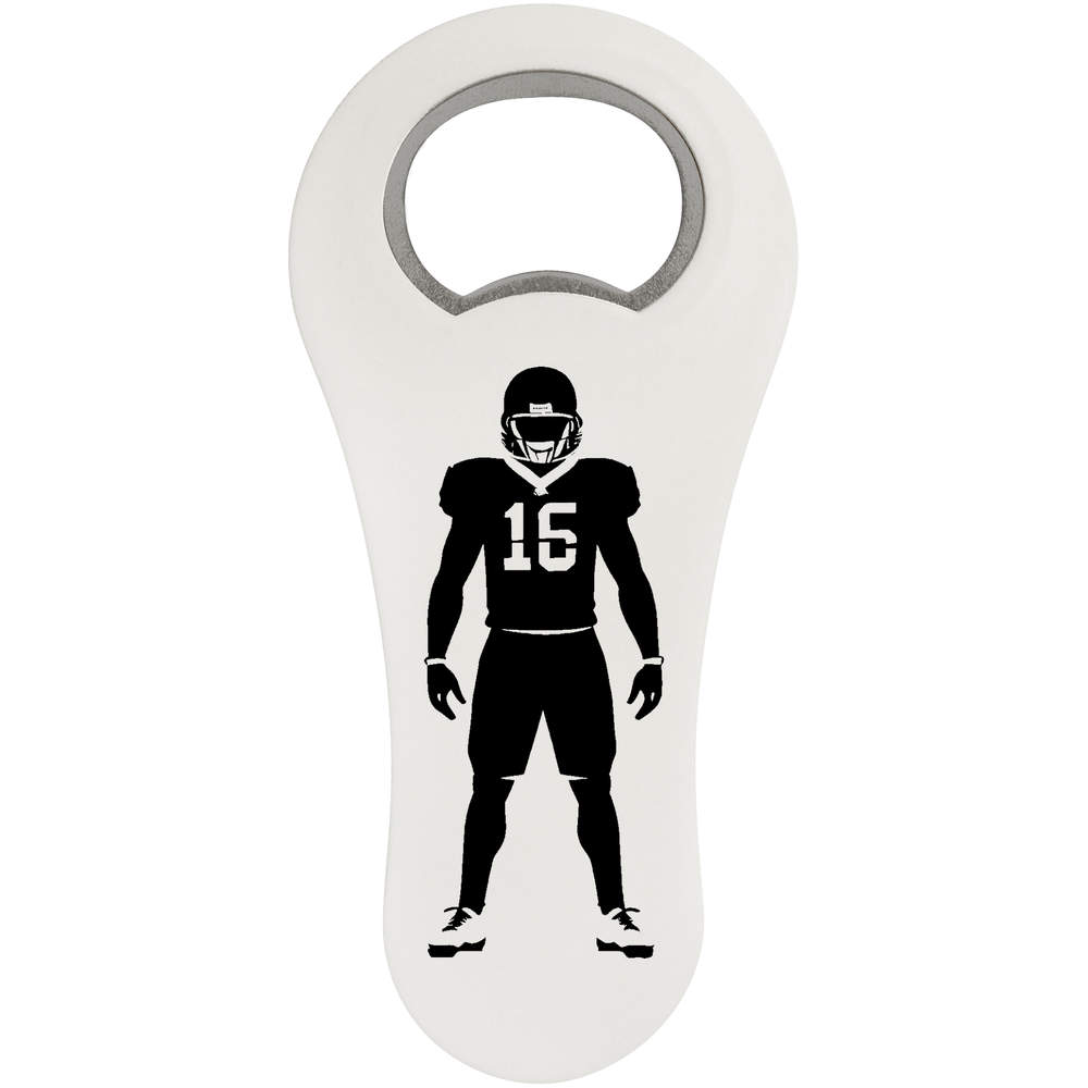 'American Football Player' Bottle Opener Fridge Magnet (BO00079107)