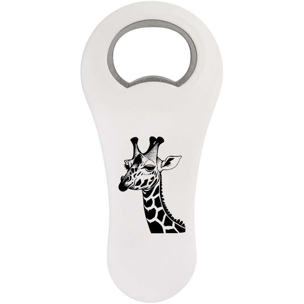 'Giraffe Profile' Bottle Opener Fridge Magnet (BO00079299)
