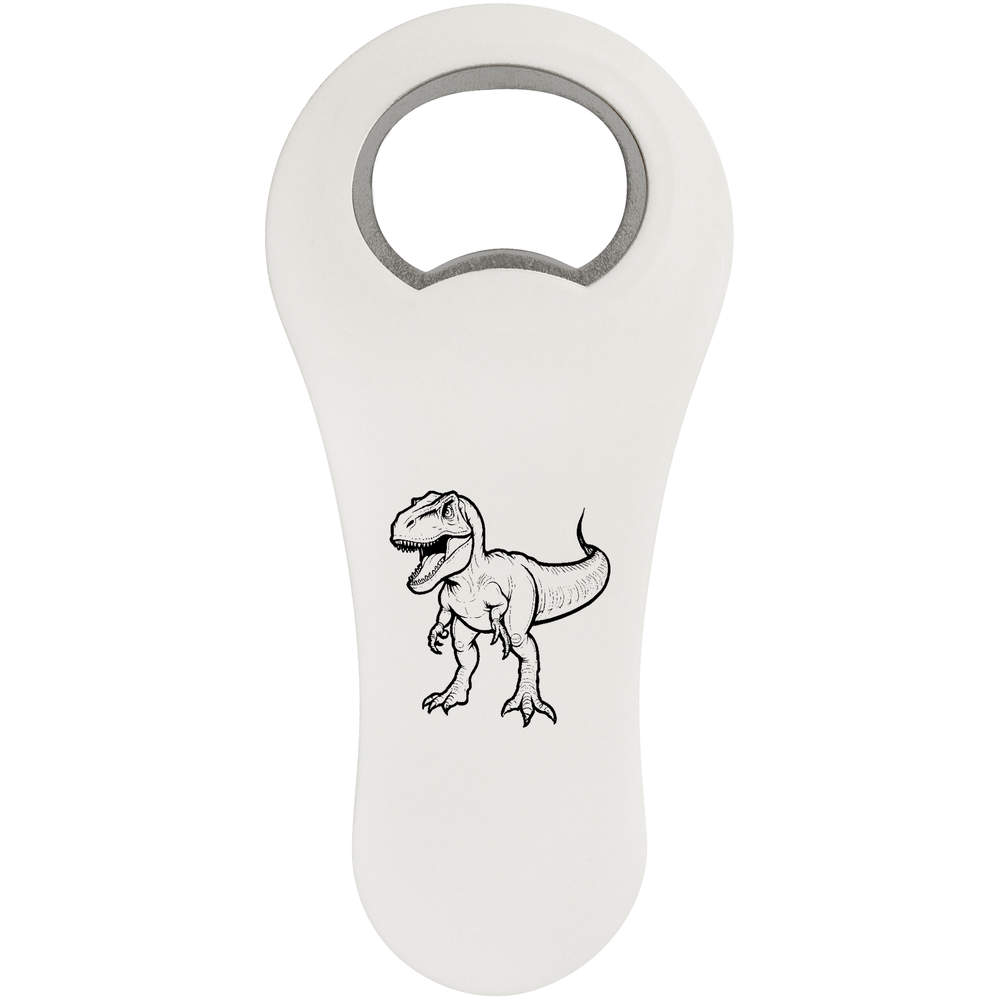 'Tyrannosaurus Rex Dinosaur' Bottle Opener Fridge Magnet (BO00080309)