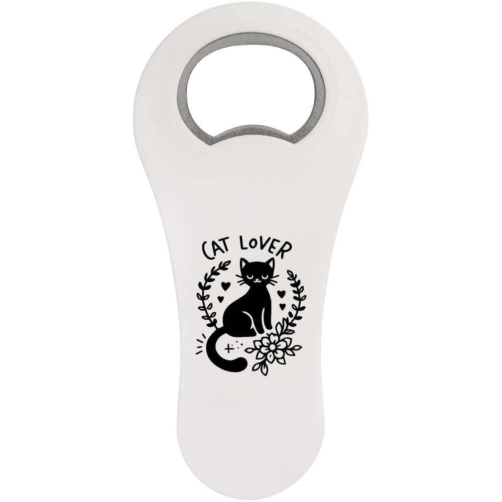 'Cat Lover' Bottle Opener Fridge Magnet (BO00084121)