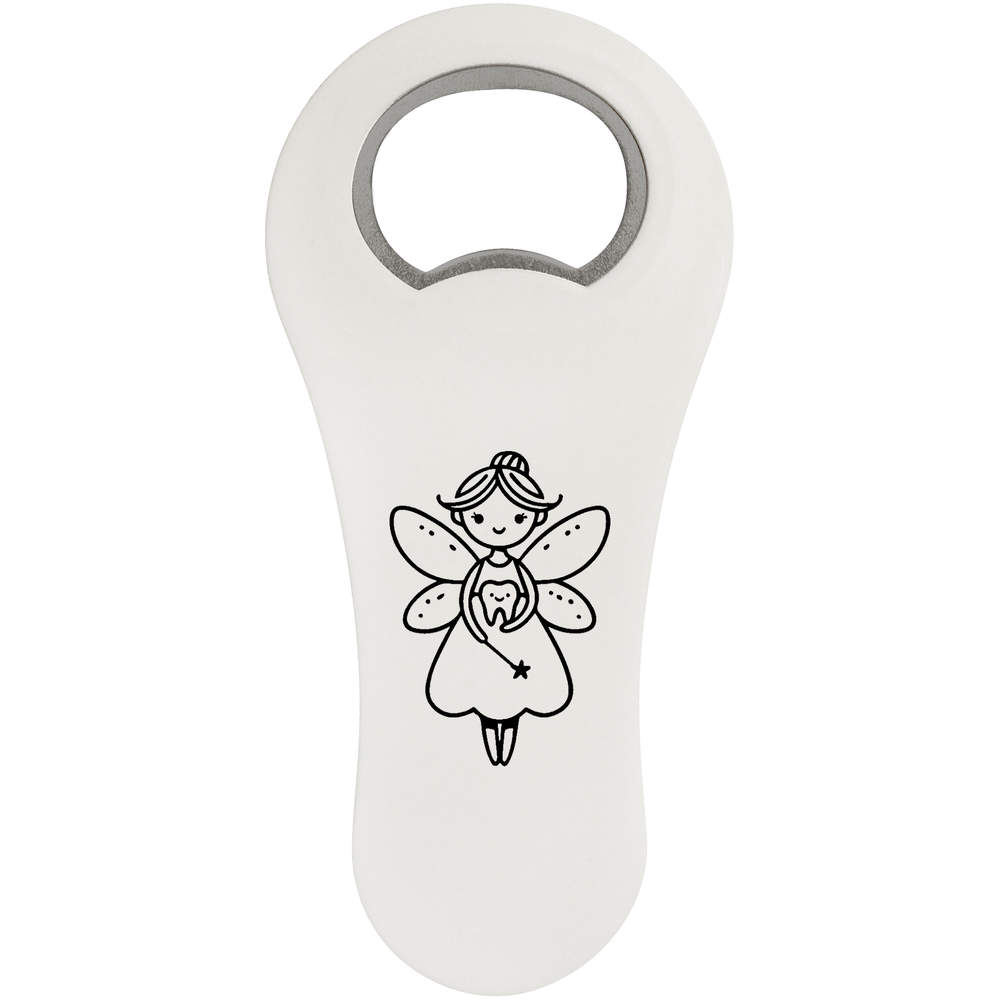 'Tooth Fairy' Magnetic Bottle Opener / Fridge Magnet - Flat Bar Tool for Beer, Soft Drinks, Kitchens and Home Bars (BO00084257)