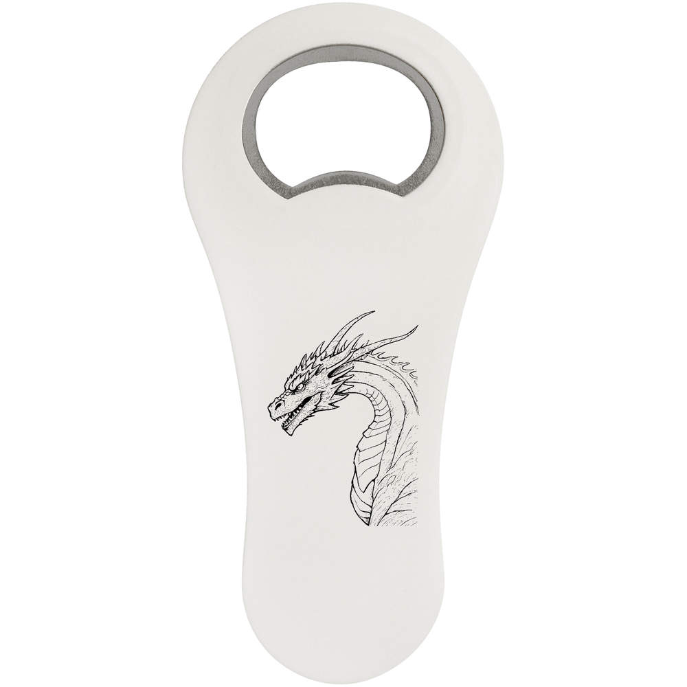 'Lair Guarding Dragon' Bottle Opener Fridge Magnet (BO00085062)