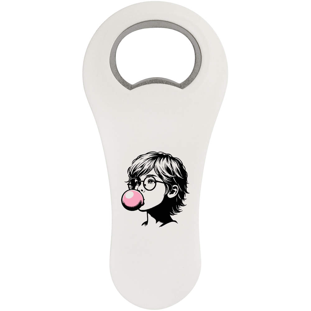 'Bubble Gum Girl' Bottle Opener Fridge Magnet (BO00085274)