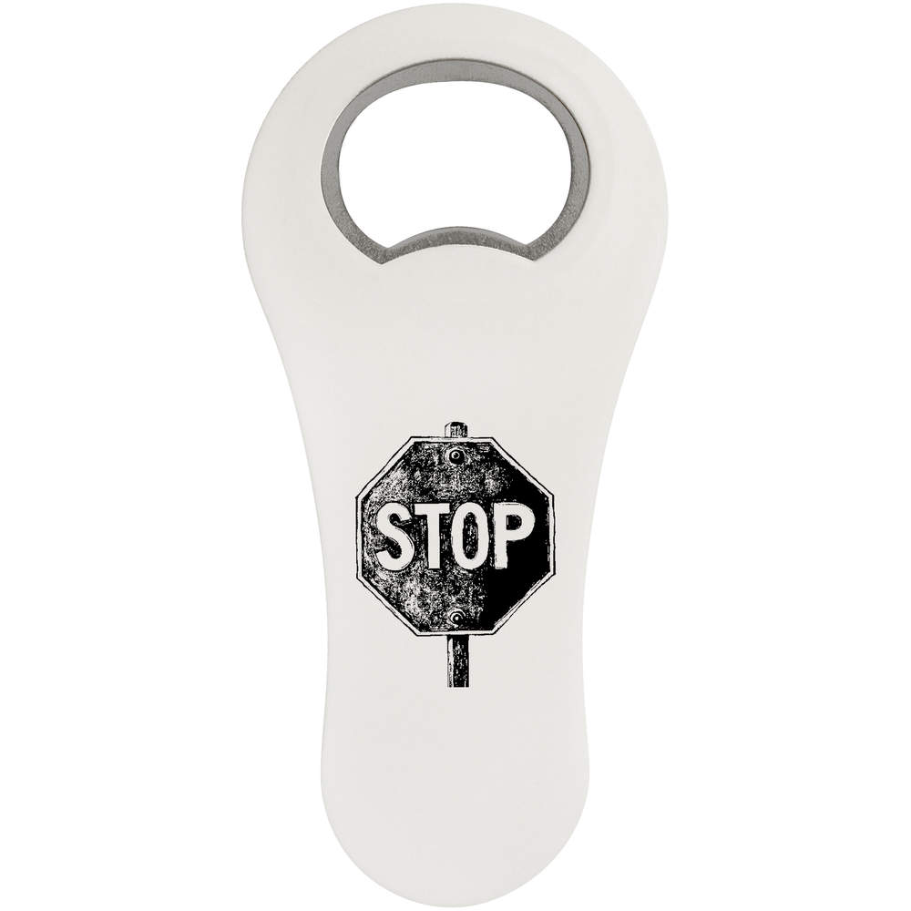 'Stop Sign' Bottle Opener Fridge Magnet (BO00088614)