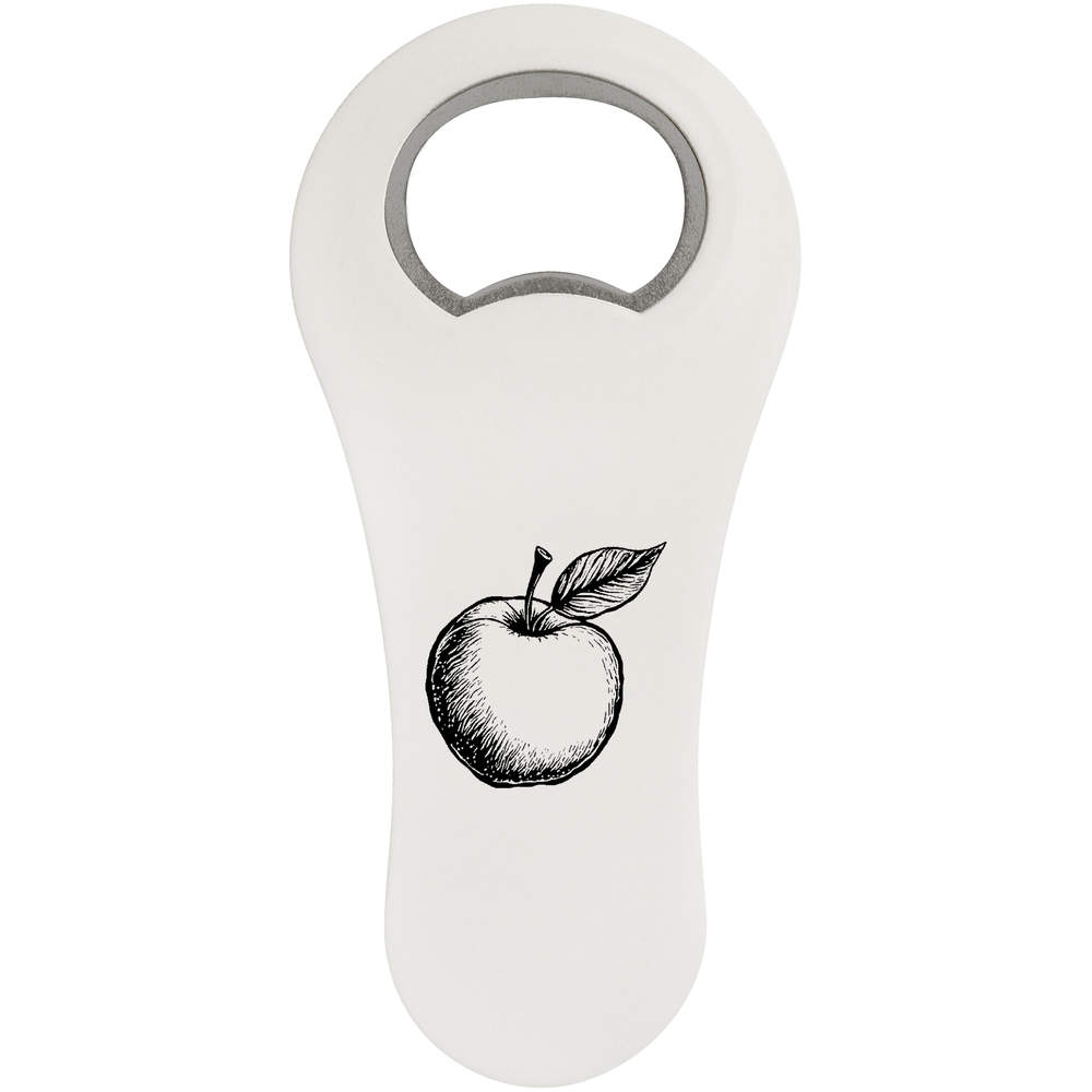 'Apple with Leaf' Bottle Opener Fridge Magnet (BO00089030)