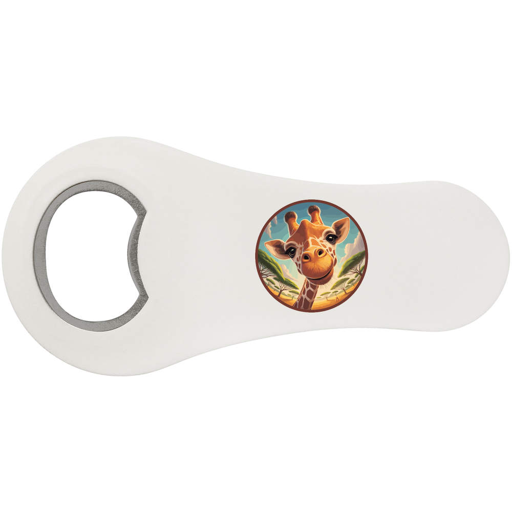 'Smiling Giraffe' Bottle Opener Fridge Magnet (BO00090085)