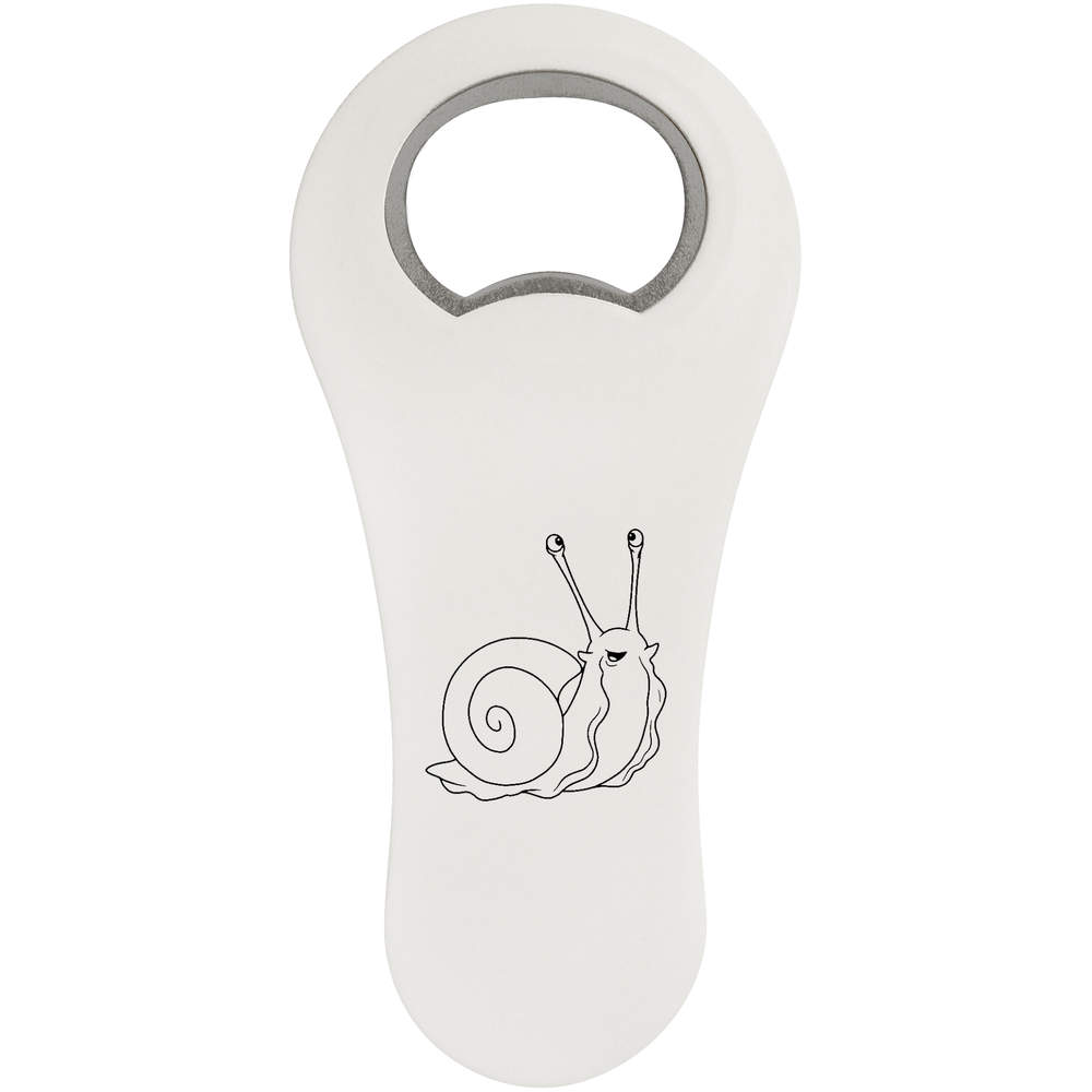 'Happy Snail' Bottle Opener Fridge Magnet (BO00090213)